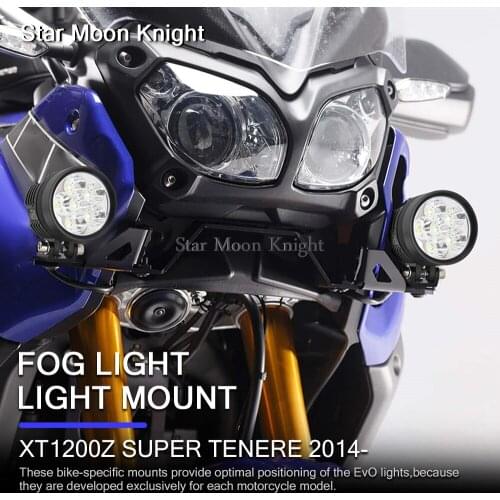 Fit for Yamaha XT1200Z XTZ 1200 Super Tenere 2014 - Motorcycle Auxiliary Light Mounting Brackets Driving Lamp Spotlight Holder
