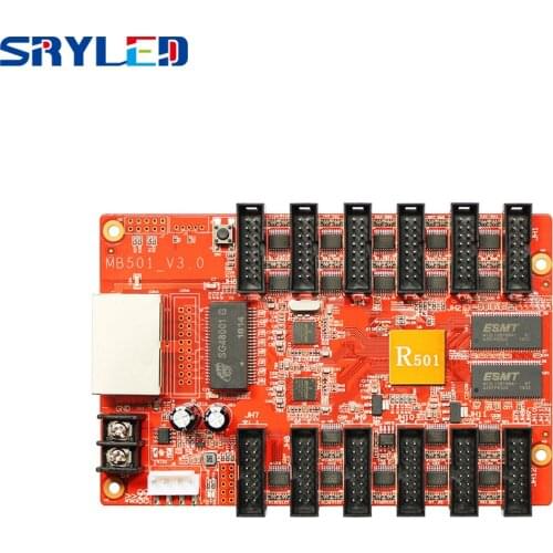 Huidu R501 Full Color Receiving Video Cards 12xHub75 WIFI Receiver