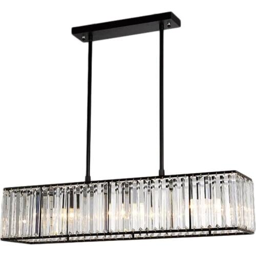 Rectangular Chandeliers Island Kitchen Lighting Modern Long Rectangular Lamp Dining Room Island Chandelier Lighting Flush Mount