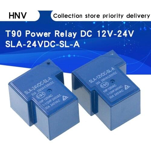 SLA-24VDC-SL-A SLA-24VDC 24V 30A 4Pin T90 Power Relay 12VDC