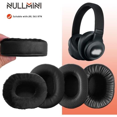 NullMini Replacement Earpads for JBL E65 BTN Headphones Memory Foam Thicken Leather Sleeve Earphone Earmuff