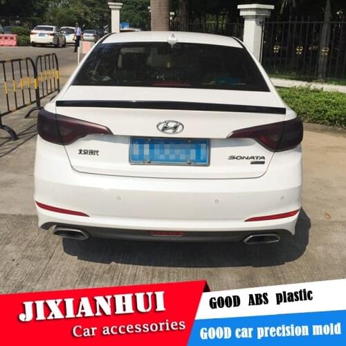 For Sonata 9 Spoiler 2016-2018 Hyundai Sonata 9 Spoiler ZSK ABS plastic Material Car Rear Wing Color Rear Spoiler