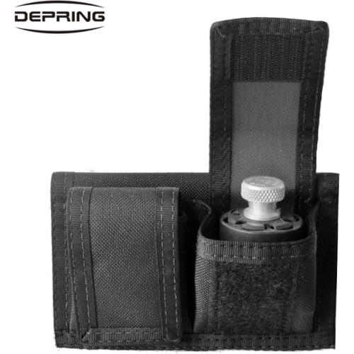 Tactical MOLLE Magazine Pouch Double Speedloader Belt Pouch with Hook & Loop Flap Fasteners Universal Fits 22 Mag Thru 44 Mag