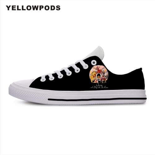 Shoes Woman White Platform England Rock Music Band Queen AndUnisex Women Shoe Casual Feminino Zapatos De Mujer Zapatillas