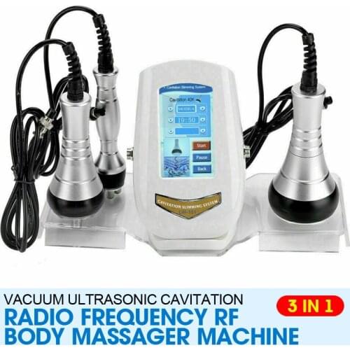 3 in 1 RF Ultrasonic Cavitation Machine 40K Body Slimming Cellulite Fat Burner Weight Loss Lipo laser Machine Instrument Beauty