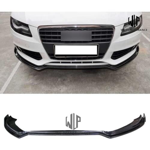 A4L High Quality Carbon Fiber Front Lip Splitter Car Styling For Audi A4L Car Body Kit 2009-2012