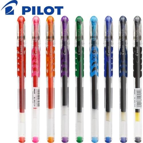 1Pcs Japan PILOT BL-WG-5 Color Pen Multicolor Simple 0.5mm Gel Slip Gel Pen Primary school students use smooth