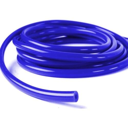 1m/2m/3m/4m/5m Car 4mm silicone hose heat pipe pressure relief valve tube water vacuum hose exhaust pipe