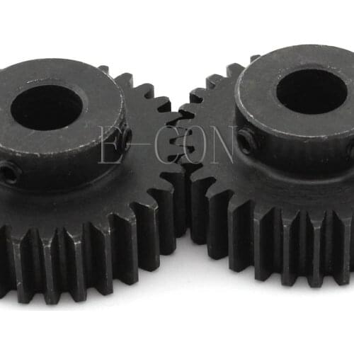 1pcs 1.5M30T 15mm Width 8mm/10mm/12mm/15mm/16mm/17mm/20mm Bore Hole 30 Teeth Module 1.5 Motor Steel Gear Wheel Top Screw