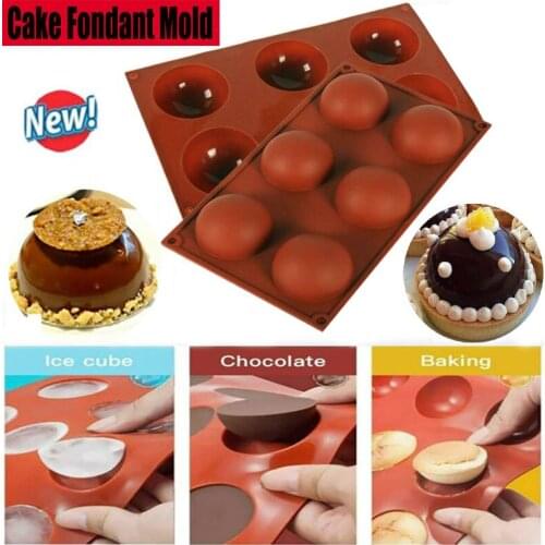 1pcs Silicone Chocolate Mold Non-stick Silicone Cake Jelly Candy Dessert Mould Diy Chocolate Fondant Cake Baking Tools