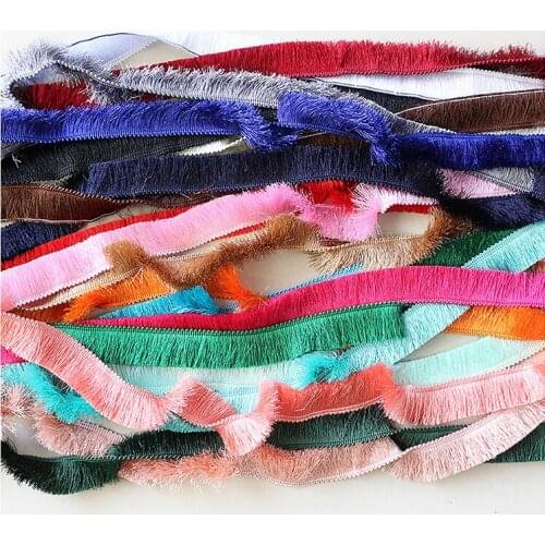 1 Pack (22 yards) Cotton Tassel Trim, tassel fringe, wholesale trim, rainbow chainette fringe,curtain tassel for sewing