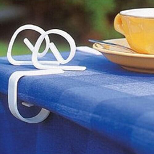 12pcs Plastic Transparent Color Tablecloth Clip Party Picnic Wedding Multifunctional Tablecloth Clip Clothespin