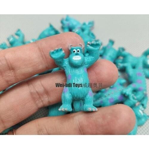 36PCS 3.5cm very small Disney Monster University Sulley Sullivan figure toys sulley subminiature collection toys