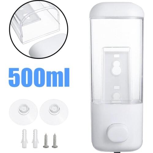 500ml Liquid Soap Foam Dispenser Wall Mount Bathroom Shampoo Dispenser Bathroom Soap Dispensers Shampoo Container