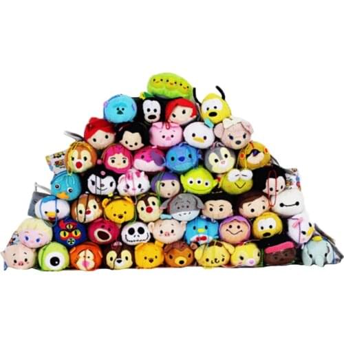 9cm Tsum Princess Snow White Ariel Mermaid Stitch Jack Goofy Minnie Buzz Lightyear Iron Man Cheshire Cat Plush Stuffed Toy Doll