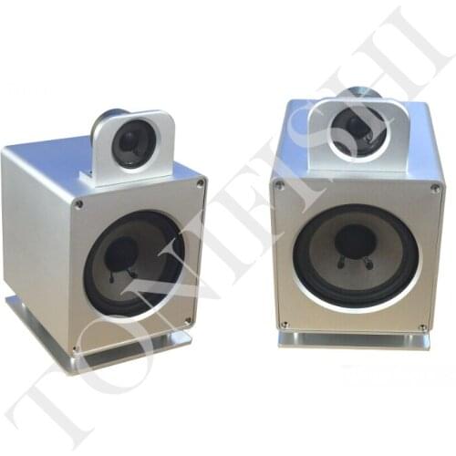 A505 4.5 inch + 2 inch 10-50W aluminum speaker, good sound field, vocal poison, impedance: 6 ohms, sensitivity: 91dB