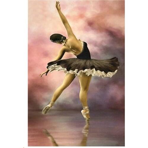 DIY ballerina 5D diamond full square ROUND For home decor diamond embroidery crafts diamond painting cross stitch needlework