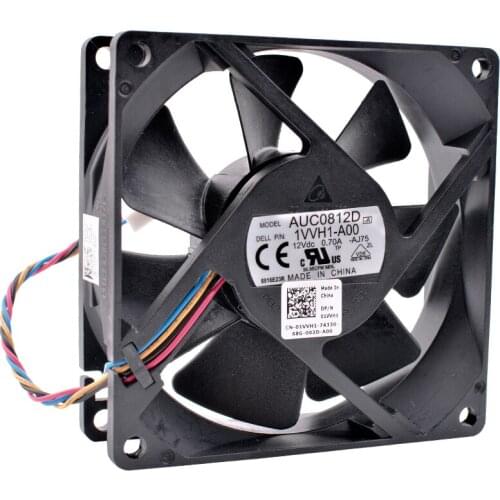 AUC0812D 1VVH1-A00 DC12V 0.70A 4 lines chassis CPU large air volume cooling fan