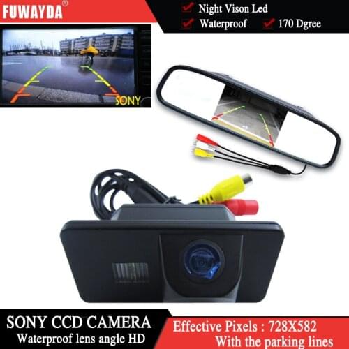 FUWAYDA Auto Parking Monitor LED Night Vision For sony Car RearView Camera for BMW E81 E87 E90 E91 E92 E60 E61 E62 E64 X5 X6