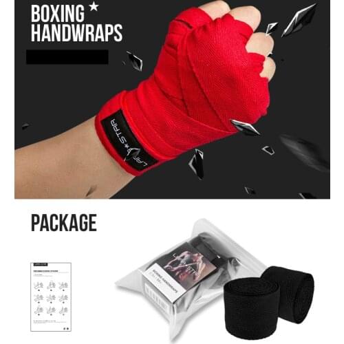 2PCS 1.5M 3M Boxing Handwraps Bandage Gloves MMA Train Wrist Protect Fist Punching Hand Wrap Box Accessories