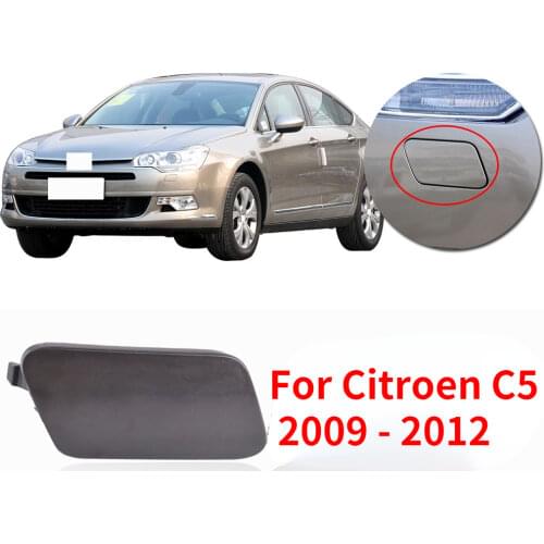 CAPQX For Citroen C5 2009 2010 2011 2012 Front Bumper Headlight headlamp Washer Nozzle Cover Spray Jet cap Shell Housing