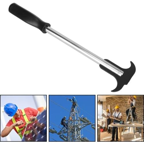 Double Screwdriver Oil Seal Puller Disassembly Tools Black Wrench Puller Plastic Handle Carbon Steel Car Repair Tool