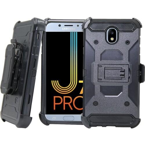Hybrid Armor Case Shockproof Belt Clip Holster Cover For Samsung Galaxy J7 2017 J730 J730F J730FM / J7 Pro (European Version)