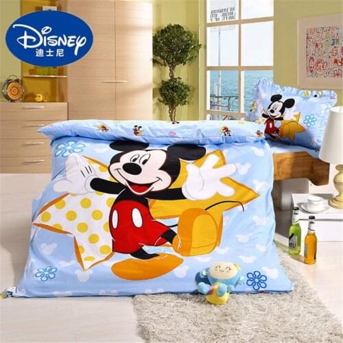 Disney Newest Cartoon Sophia Mickey Minnie McQueen Car Bedding Set Crib 3 Pieces Covered Sheet Pillow Case Crib Boy Girl 0.6 Bed