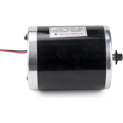 MY1020 500W 1000W 36V 48V DC High Speed Brush Motor Electric Bicycle Scooter E-Bike Dirft Bike Motors Mid Drive Without Foot