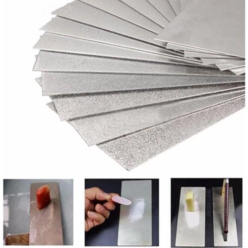 New Practical Thin Diamond Square Knife Sharpener Machine Tool Sharpening Stone Whetstone 80 - 3000 Grits Kitchen Tools Supplies