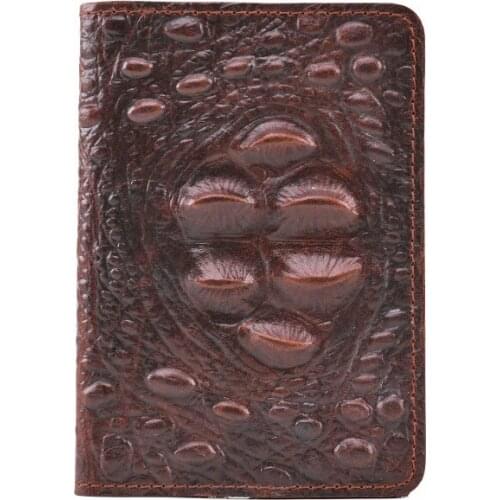 20PCS / LOT Alligator Genuine Leather Passport Cover RFID Blocking Credit Holder Passport Wallet