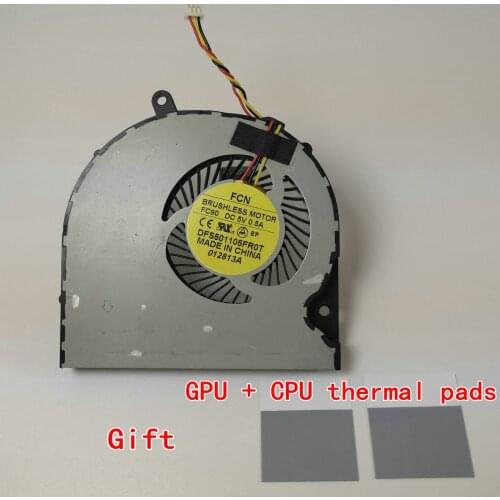 Original Laptop CPU Cooling Fan For Toshiba Satellite H000047230 Cooler Fan FC90 DFS501105FR0T