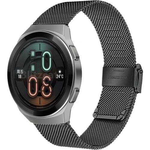 For Huawei Watch GT 2e Strap Milanese Bracelet Stainless Steel 22mm Watch Band gt 2pro 46mm Replacement WristBand