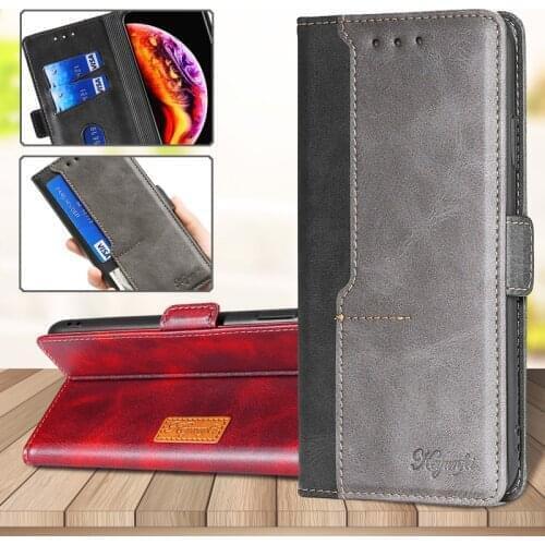 For Huawei Honor Play 4T 4 Pro Luxury Splice Card Holder Flip Mobile Phone Leather Case Side magnetic buckle Stand Cover Bag