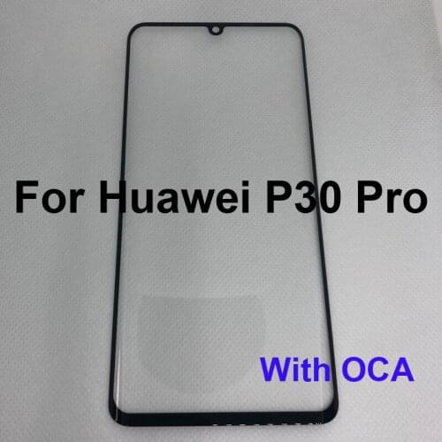 2PCS With OCA For Huawei P30 Pro Touch Panel Screen Digitizer Glass Sensor Touchscreen Touch Panel Without Flex P 30 Pro