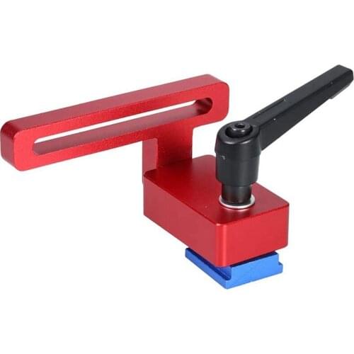 Woodworking Chute Stopper T-Track Locator Guide Rail Woodworking Positioning Tool