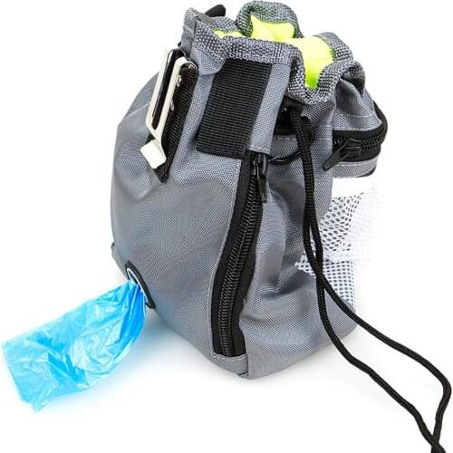 NEW Outdoor Portable Training Dog Snack Bag Strong Wear Resistance Large Capacity Waist Bag Built-in Poop Bag Dispenser