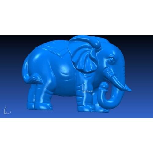 3d model relief for cnc or 3D printers in STL file format elephant 5