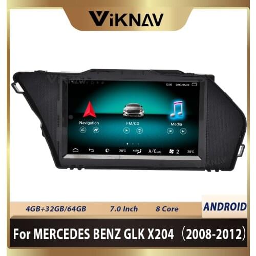 Android 9.0 GPS Navigation for-Mercedes-Benz GLK X204 2008-2012 Car Player multimedia Radio 8 cores Touch Screen
