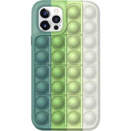 Fidget Toys Push Bubble Antistress Case for iPhone 11 12 Pro Max Mini 7 8 Plus X XS XR SE Pop Stress Reliever Funda Cover Coque