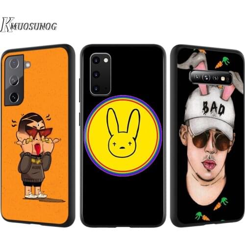 Silicone Cover Bad Bunny El Conejo Malo For Samsung Galaxy S21 S20 FE Ultra S10 S10E Lite S9 S8 S7 Edge Plus Phone Case