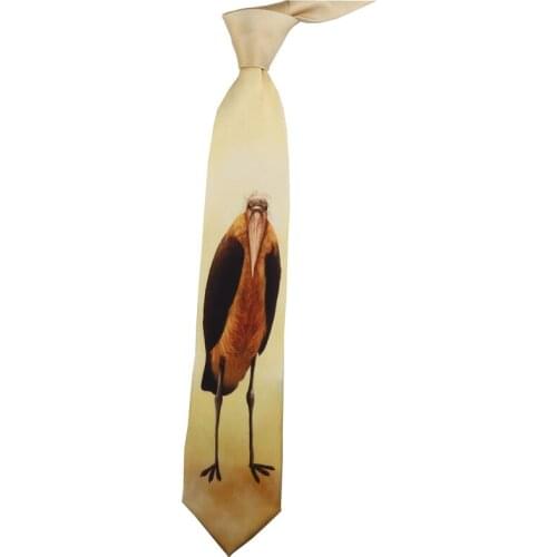 Free Shipping New Male mens Original design printing fun tie 7CM party birthday student gift personality necktie ostrich