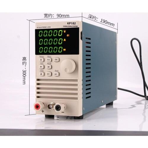 KP182 150V 20A 200W DC Load Electronic Battery capacityTester Load