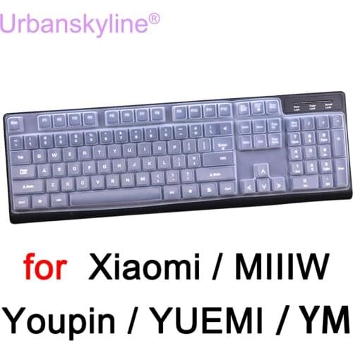 Keyboard Cover for Xiaomi Youpin YUEMI YM MI MIIIW MK01 MK03C MK06-C MK06C-C Mechanical Gaming Clear Transparent Silicone TPU