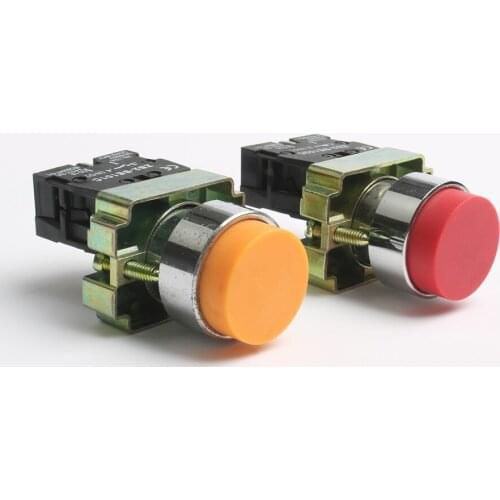 Momentary self-Reset XB2-BL31 BL42 BL51 1NO/1NC Single button XB2-BL8425 1NO1NC Double push button switch