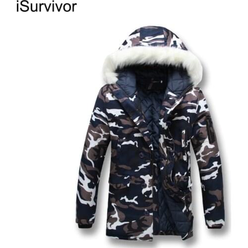 Men Jacket and Coats 2021 Winter Men Jackets Veste Homme Parkas Mens Casual Fashion Hooded Camouflage Jacket Plus Size S-5XL