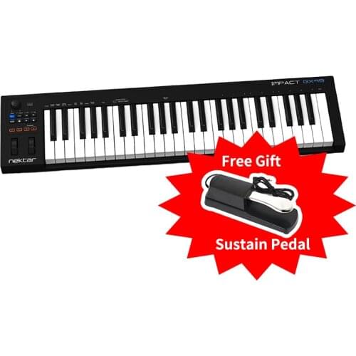 Nektar IMPACT GX49 49 Key USB MIDI Keyboard Controller