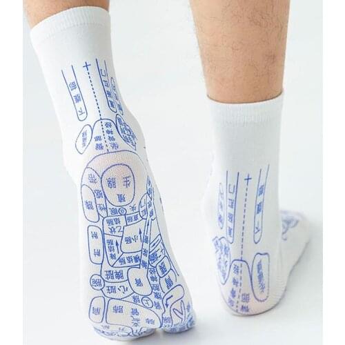 Foot Point Socks Acupressure Reflexology Socks Physiotherapy Massage Relieve Tired Feet Acupressure Socks Acupuncture Point Pen