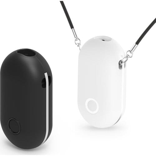 IONKINI New Wearable Necklace Mini Portable USB Air Cleaner Negative Lon Generator Low Noise Air Purifier For Home Fast Charge