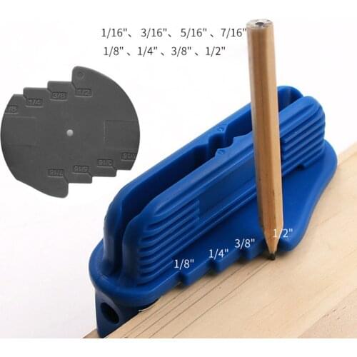 New Multi-Function Drill Punch Locator Marking Tool Adjustable Drilling Dowelling Hole Saw Locator Portable Woodworking Tool